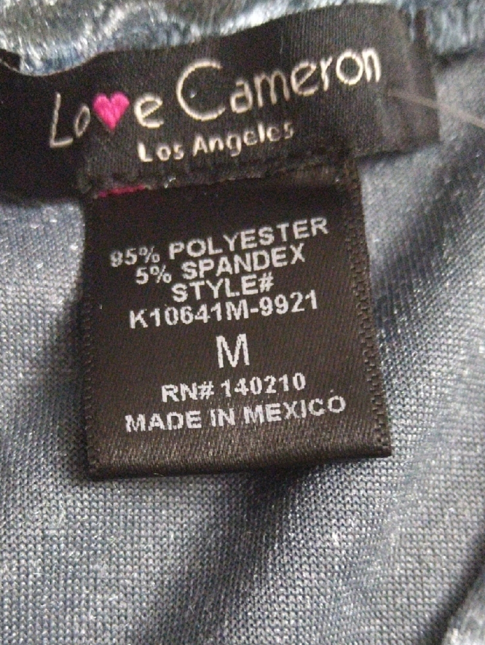 Love Cameron Velvet Open-Front Women's Cardigan In A Blue Tone Size M New - Picture 4 of 4